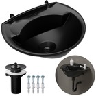 Pia Lavatório Banheiro Plástico 4l Preta | Astra